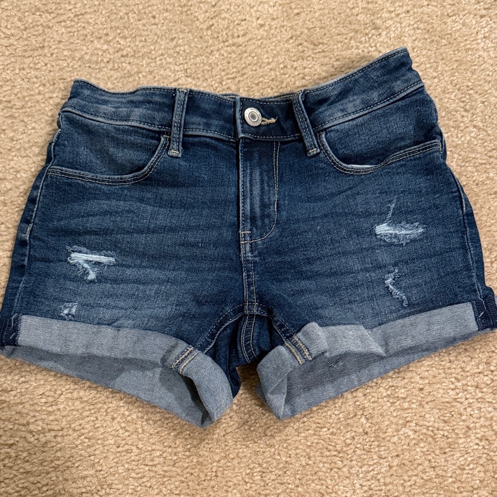Classic Dark Blue Women's Jean Shorts